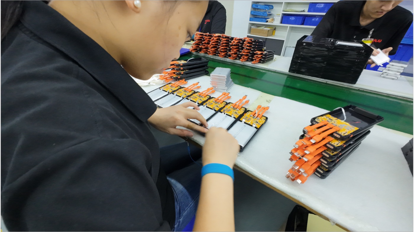 Factory A testing line