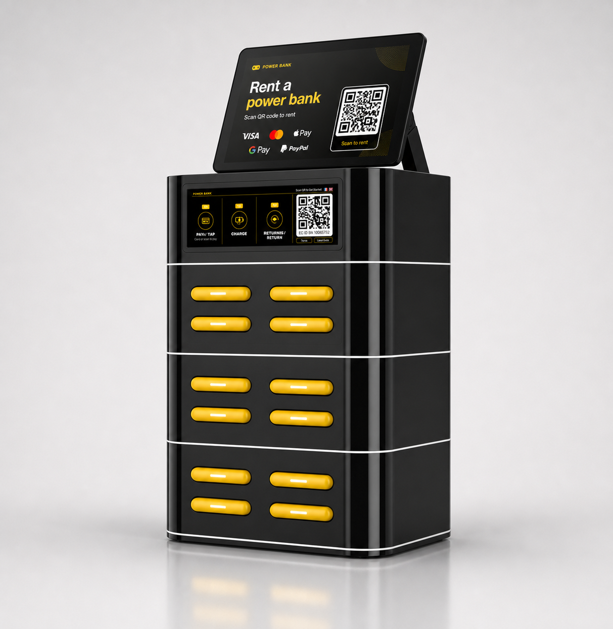 Customized shared power bank station