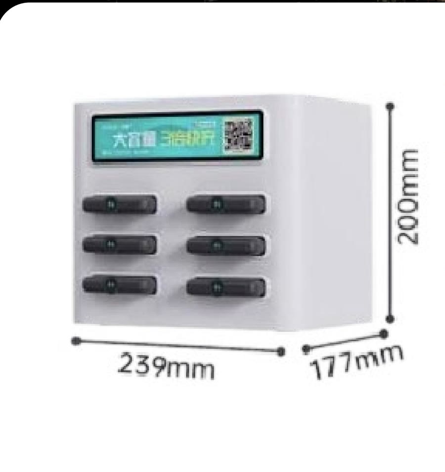 TJ8030 six-slot tabletop shared power bank rental station